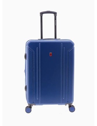 Maleta mediana ABS, 4R, Extensible GLADIATOR TROPICAL AZUL