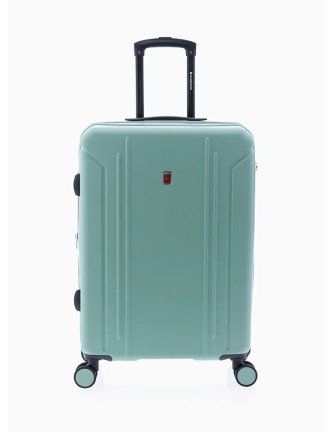 Maleta mediana ABS, 4R, Extensible GLADIATOR TROPICAL VERDE