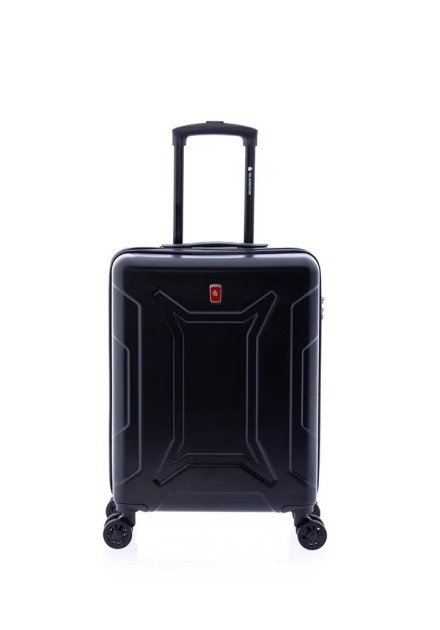 TROLLEY 50 CM ABS CREMALLERA  DOBLE  RUEDAS TSA GLADIATOR ANCHOR NEGRO