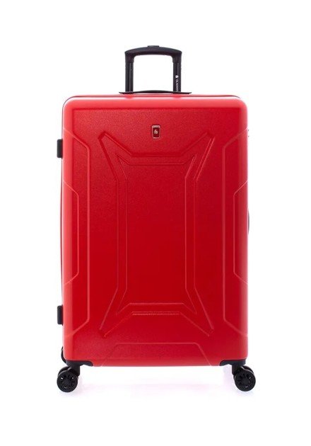 TROLLEY 70 CM ABS CREMALLERA  DOBLE  RUEDAS TSA GLADIATOR ANCHOR ROJO