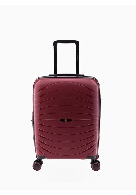 Maleta mediana, Polipropileno, extensible, 4R GLADIATOR KICK-OFF ROJO