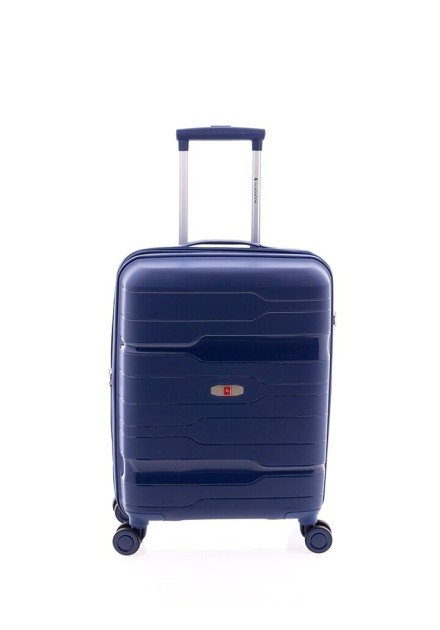 TROLLEY POLIPROPILENO 50 CM  4 RUEDAS  Y CREMALLERA Y TSA EXTENSIBLE GLADIATOR BOXING AZUL