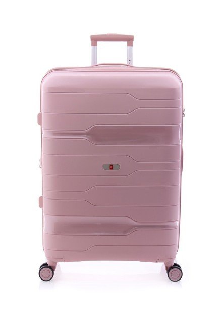 TROLLEY POLIPROPILENO 70 CM  4 R EXTENSIBLE, TSA GLADIATOR BOXING ROSA