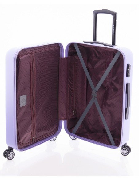 TROLLEY 60 CM ABS 4 RUEDAS GLADIATOR BEETLE VIOLETA