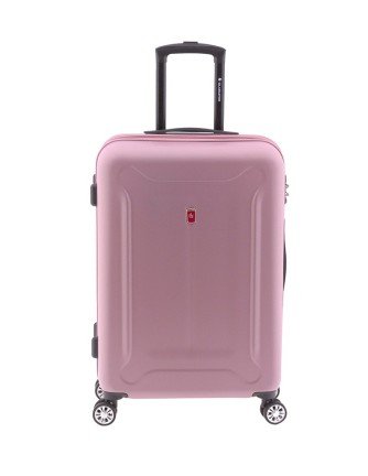 TROLLEY 60 CM ABS 4 RUEDAS GLADIATOR BEETLE ROSA
