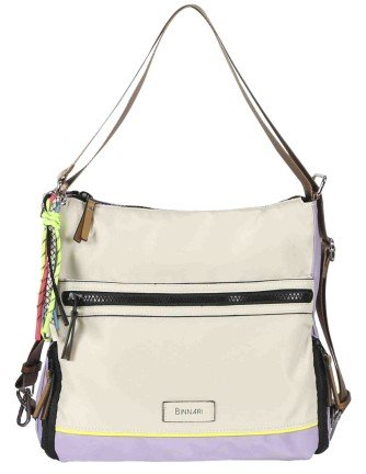 BOLSO HOMBRO BINNARI MADEIRA MULTI HIELO/ MULTI AZURE