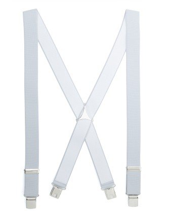 Tirante de Hombre tipo cruceta Liso Gris C-06