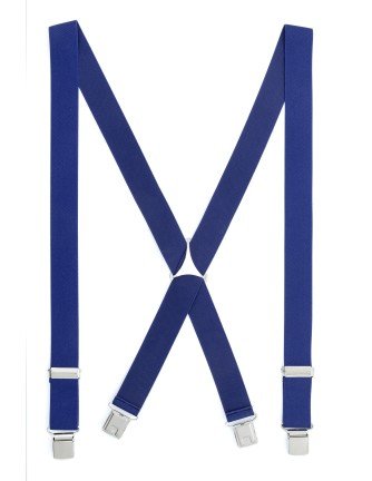 Tirante de Hombre tipo cruceta Liso Marino C-13