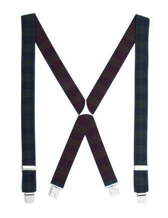 Tirante de Hombre tipo cruceta Estampado Verde C-01