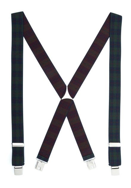 Tirante de Hombre tipo cruceta Estampado Verde C-01 Tirante de Hombre tipo cruceta Estampado Verde C-01