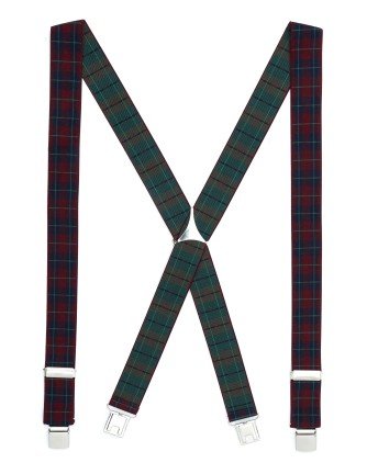 Tirante de Hombre tipo cruceta Estampado Rojo C-02