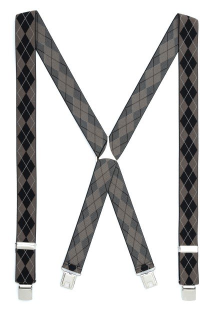 Tirante de Hombre tipo cruceta Estampado Marrón C-25 Tirante de Hombre tipo cruceta Estampado Marrón C-25