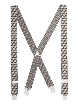 Tirante de Hombre tipo cruceta Estampado Beig C-53