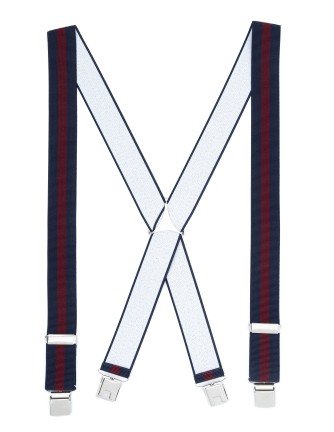 Tirante de Hombre tipo cruceta Estampado Marino C-73