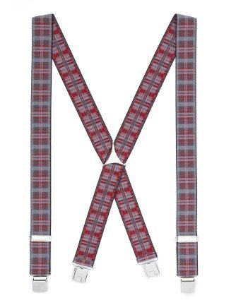 Tirante de Hombre tipo cruceta Estampado Rojo C-75