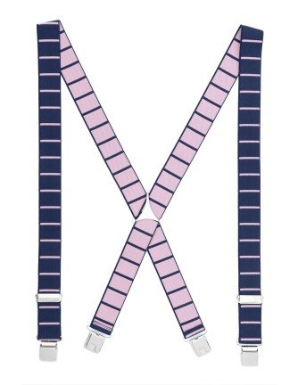 Tirante de Hombre tipo cruceta Estampado Azul C-80