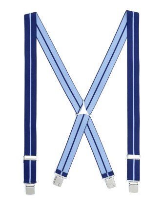 Tirante de Hombre tipo cruceta Estampado Marino C-107