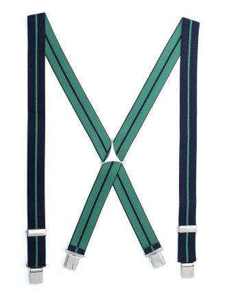 Tirante de Hombre tipo cruceta Estampado Negro C-113