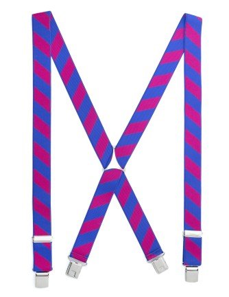 Tirante de Hombre tipo cruceta Estampado Magenta C-115