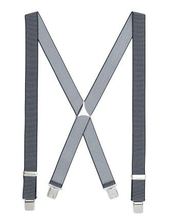 Tirante de Hombre tipo cruceta Estampado Gris C-127