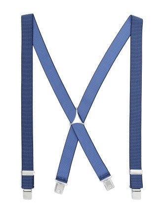 Tirante de Hombre tipo cruceta Estampado Azul C-128