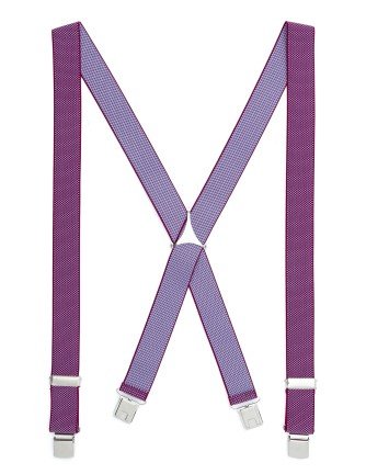 Tirante de Hombre tipo cruceta Estampado Magenta C-129