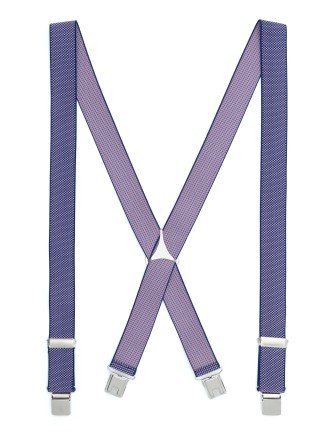 Tirante de Hombre tipo cruceta Estampado Morado C-130