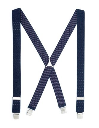 Tirante de Hombre tipo cruceta Estampado Marino C-29