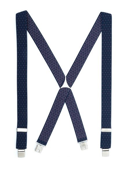 Tirante de Hombre tipo cruceta Estampado Marino C-29