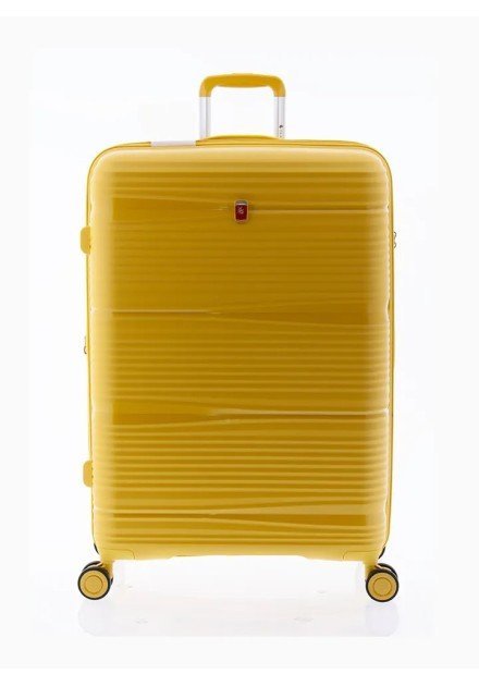 TROLLEY POLIPROPILENO 70 CM  4 R EXTENSIBLE, TSA GLADIATOR BIONIC AMARILLO