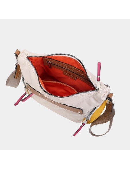 Bolso bandolera Deva 19991 Binnari color hielo