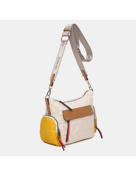 Bolso bandolera Deva 19991 Binnari color hielo