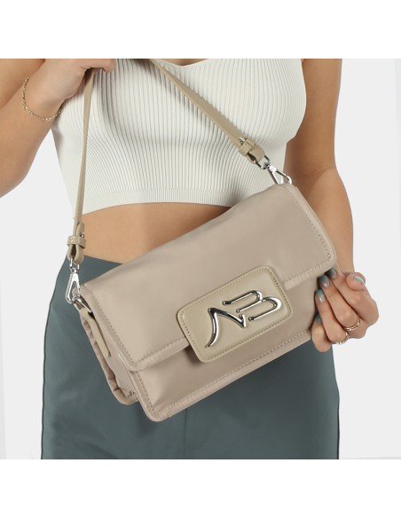 Bolso hombro pequeño Nora 20120 Binnari color stone
