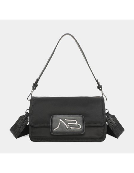 Bolso hombro pequeño Nora 20120 Binnari color negro