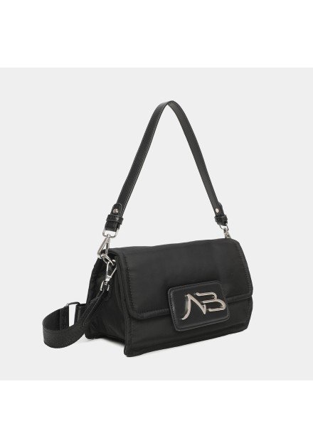 Bolso hombro pequeño Nora 20120 Binnari color negro