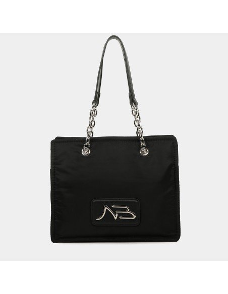 Bolso 2 asas Nora 20121 Binnari color negro