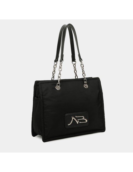 Bolso 2 asas Nora 20121 Binnari color negro