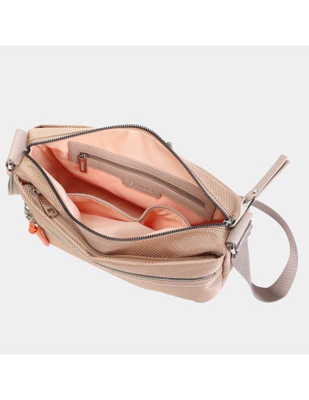 Bolso bandolera mediana Yuna 20203 Binnari color camel