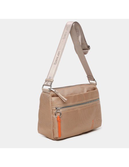 Bolso bandolera mediana Yuna 20203 Binnari color camel