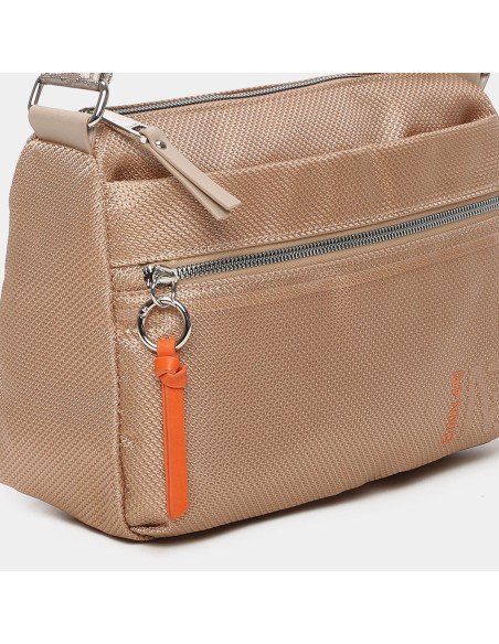 Bolso bandolera mediana Yuna 20203 Binnari color camel