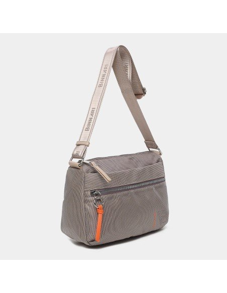 Bolso bandolera mediana Yuna 20203 Binnari color lavanda