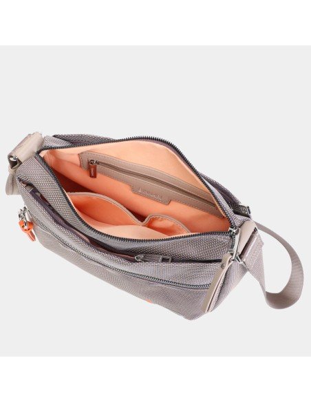 Bolso bandolera mediana Yuna 20203 Binnari color lavanda