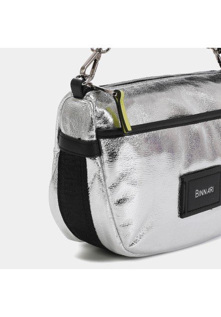 Bolso bandolera Thea 20183 Binnari color plata