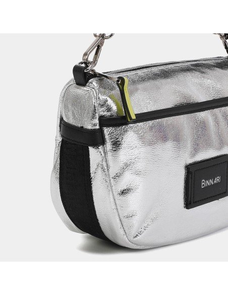 Bolso bandolera Thea 20183 Binnari color plata