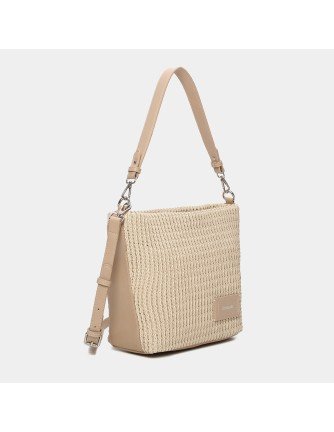 Bolso hombro pequeño  Lara  20062 Binnari color beig 2