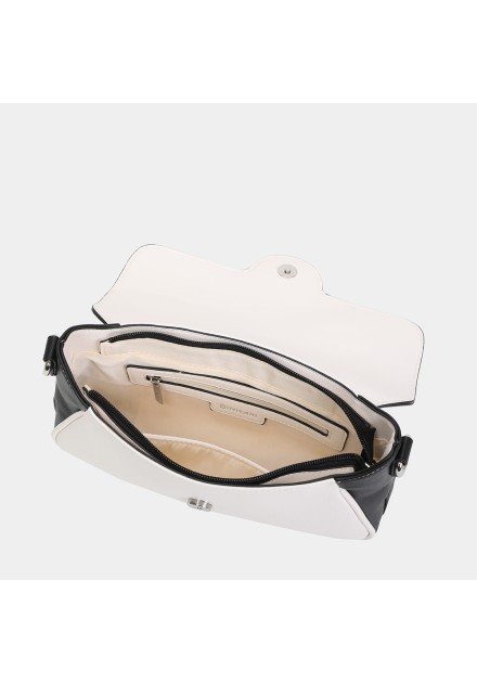 Bolso bandolera mediana Elsa 20021 Binnari color hielo