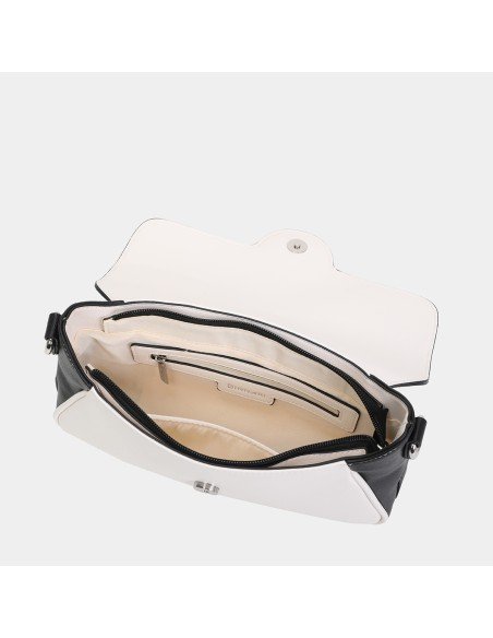 Bolso bandolera mediana Elsa 20021 Binnari color hielo