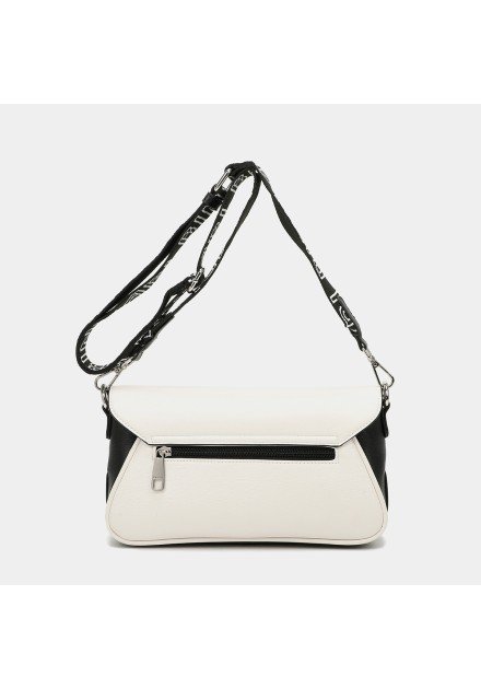 Bolso bandolera mediana Elsa 20021 Binnari color hielo