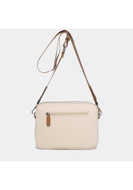 Bolso bandolera Mina 20113 Binnari color hielo camel