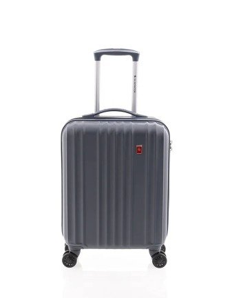 TROLLEY 50 CM ABS 4 RUEDAS LOW COST GLADIATOR ZEBRA GRIS